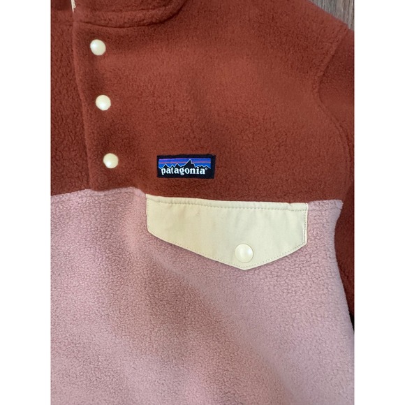 Patagonia Synchilla Snap-T Fleece Pullover Colorblock Women's Size Size NWT - Picture 3 of 4